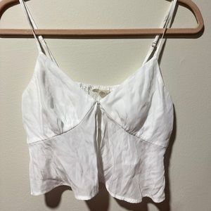 Pacsun White Flowy Blouse